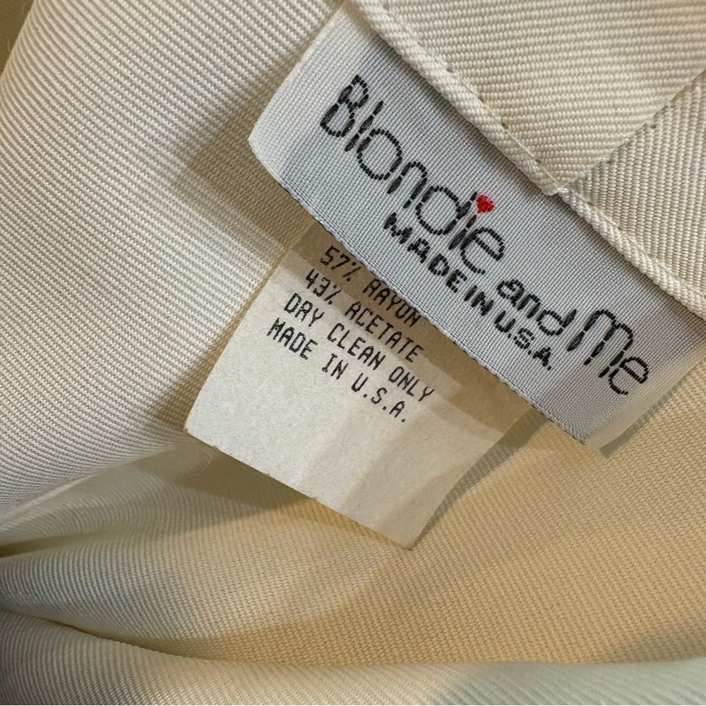 NWT VINTAGE Blondie and Me double breasted blazer dress size 7/8 - Picture 2 of 7